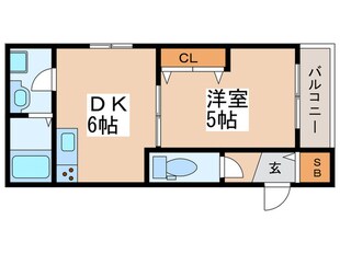 ｼｬｰﾒｿﾞﾝﾄﾗｽﾄﾌﾟﾚｲｽ長池町の物件間取画像